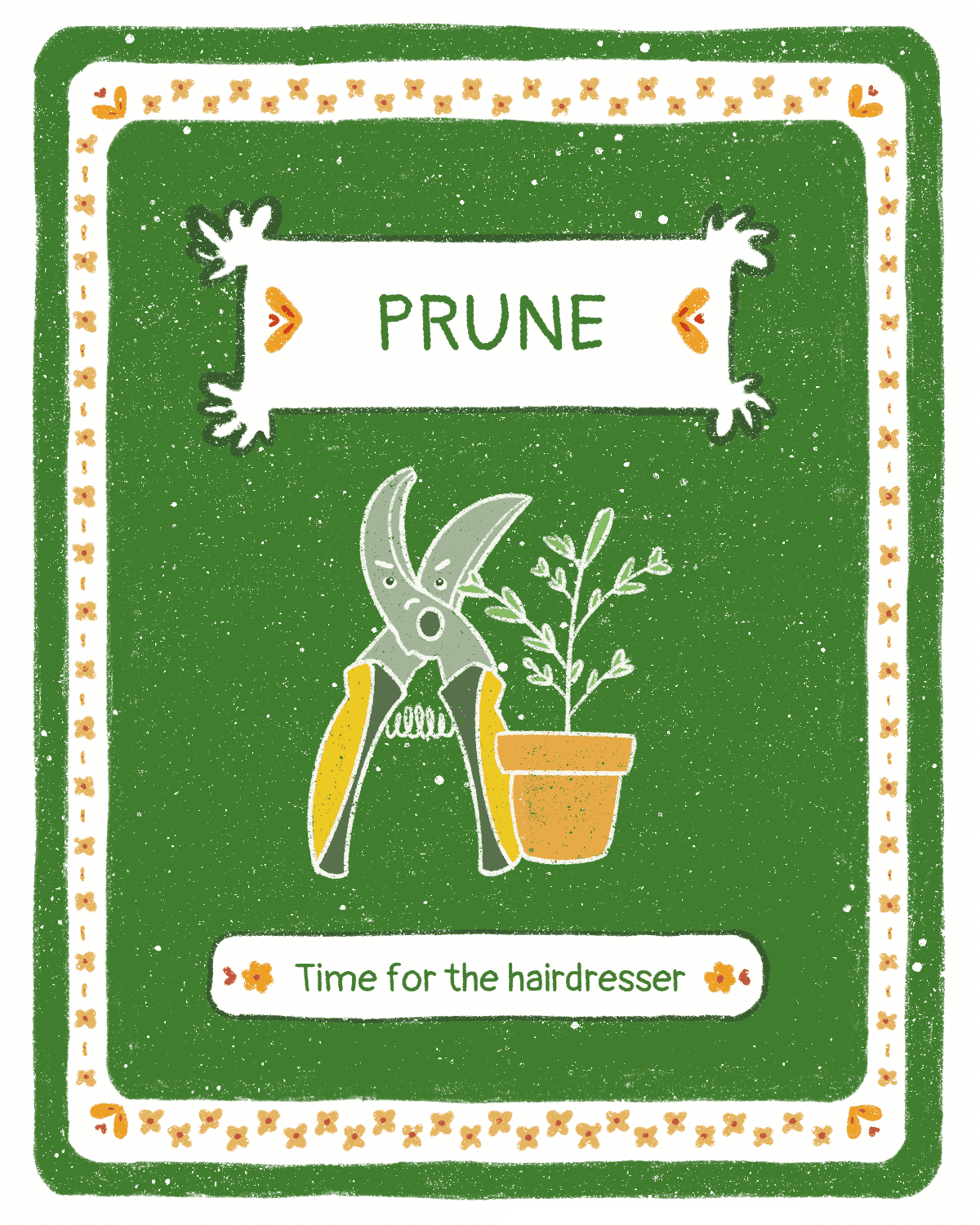 Prune card