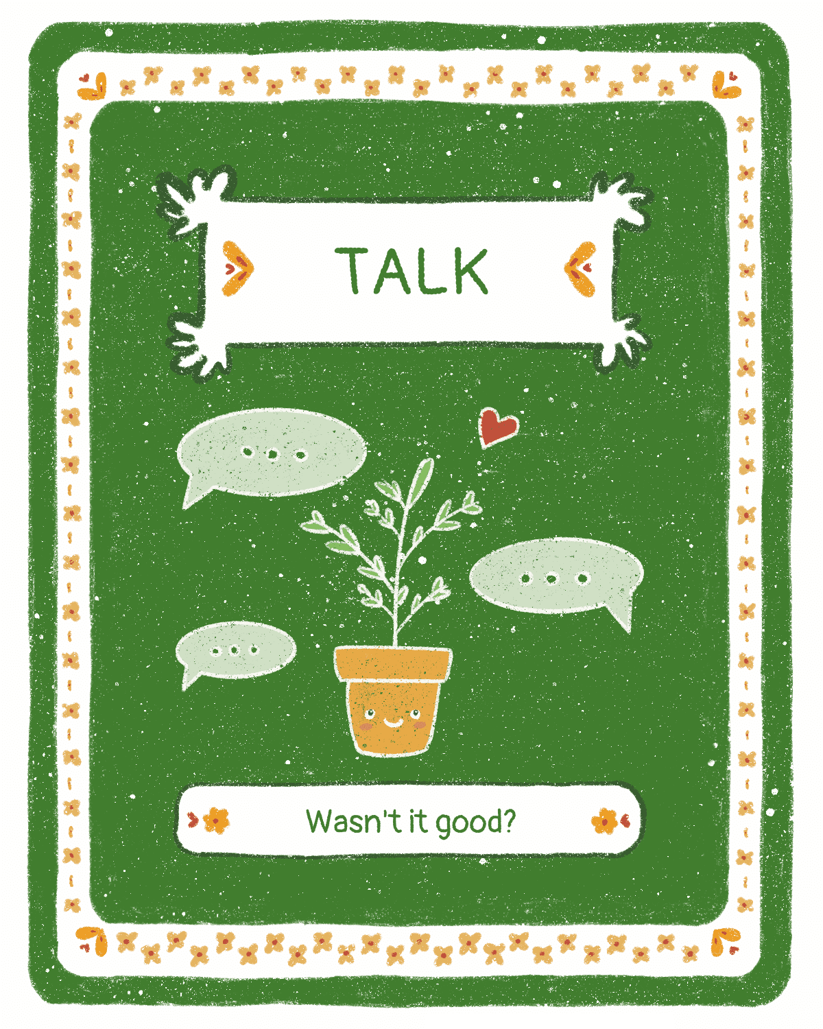 Talk card